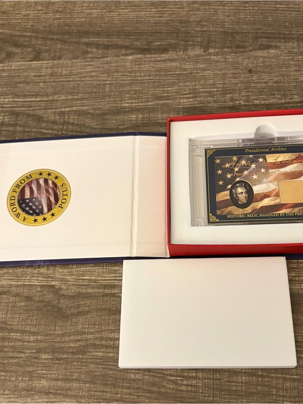 Andrew Jackson A Word From POTUS Card